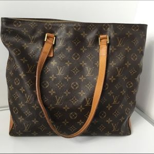 100% Authentic Louis Vuitton Monogram Cabas Mezzo